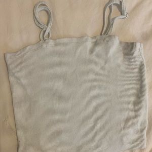 Aerie Blue-White Crop Top